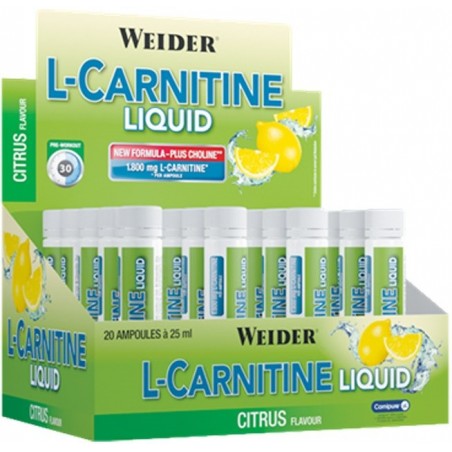 L-Carnitine Liquid - 20 x 25 ml