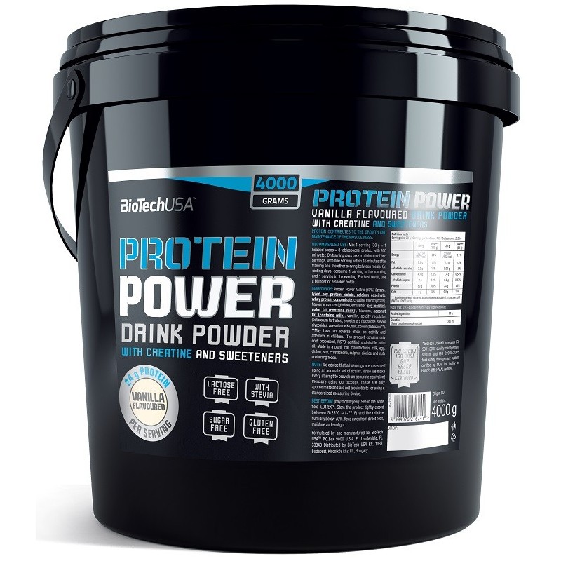 Protein Power, Chocolate - 4000g