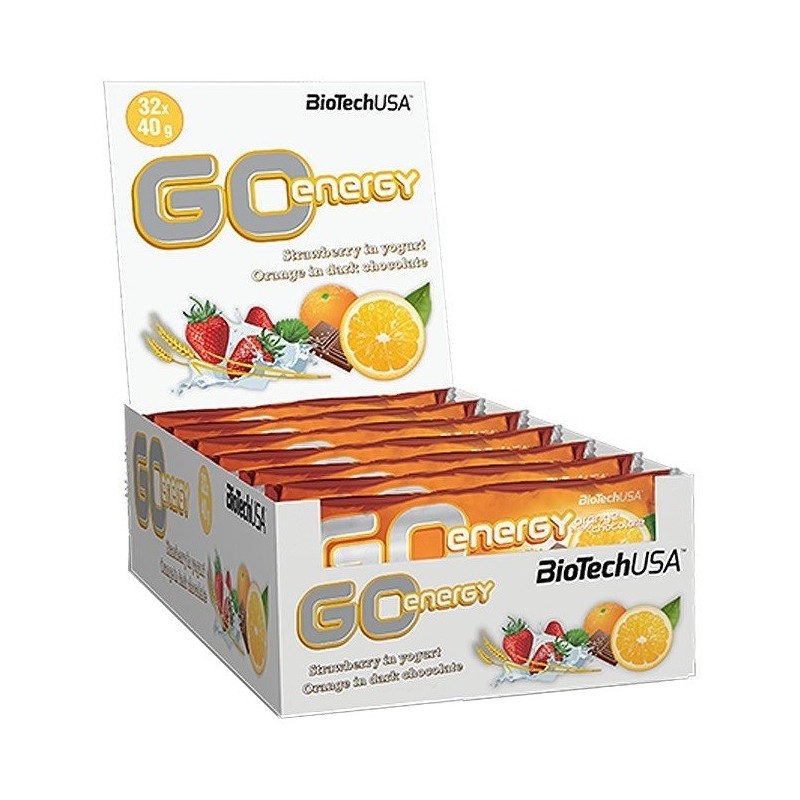 GO Energy Bar - Boite de 32 barres de 40 gr