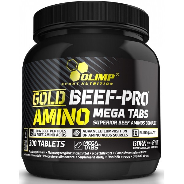 Gold BEEF-PRO AMINO - 300 mega tabs