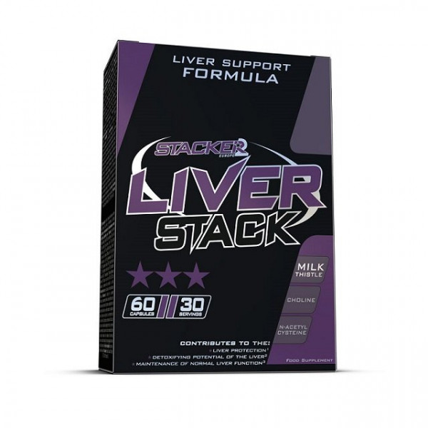Liver Stack - 60 vcaps - Detoxify the liver - 30 day cure