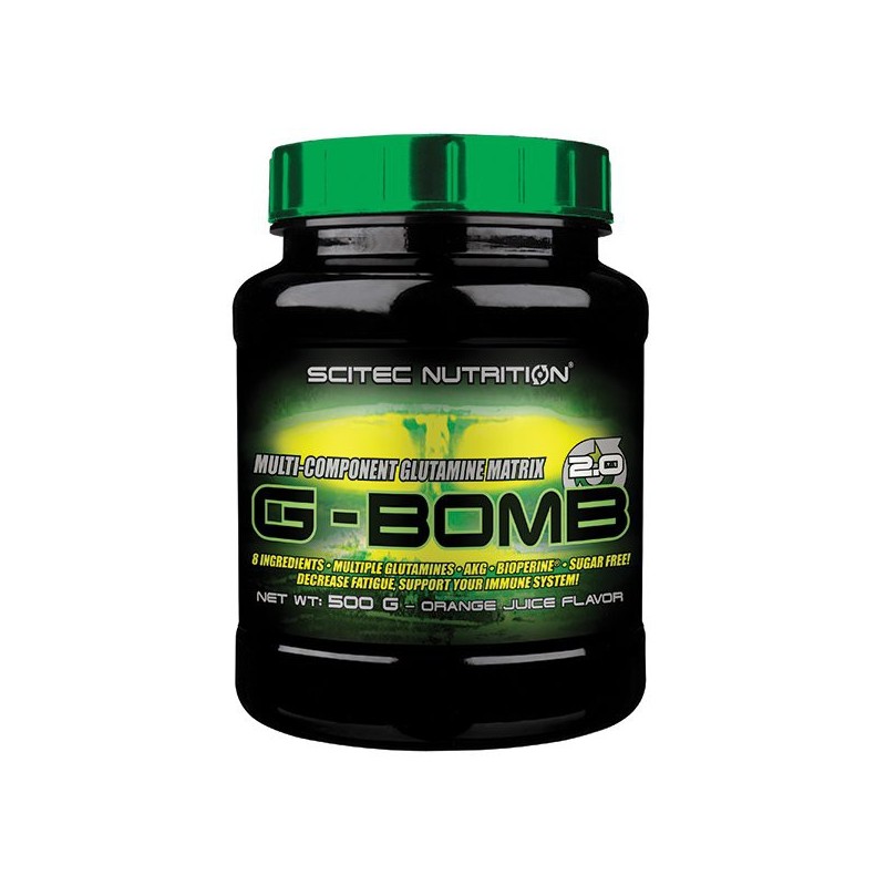 G-Bomb 2.0 orange, 500 g, formule pre-entrainement, Scitec nutrition